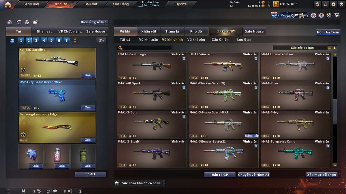 shop acc cf uy tin gia re